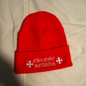 Chrome Hearts Orange Beanie